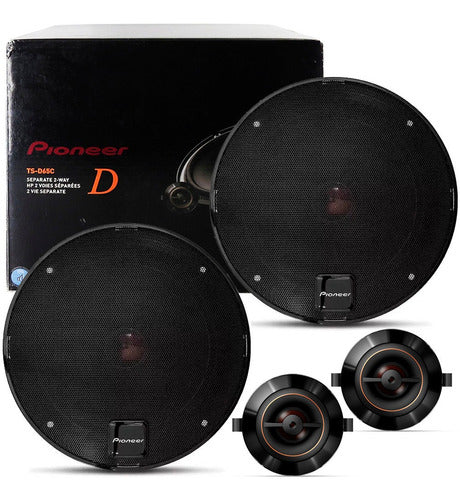 Woofer Pioneer Ts-d65c De 6 Pulgadas, Kit De 2 Vías, Color Negro