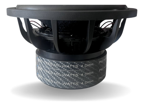 Parlante Para Vehículo Carbon Audio Ca-sw150012x Color Negro