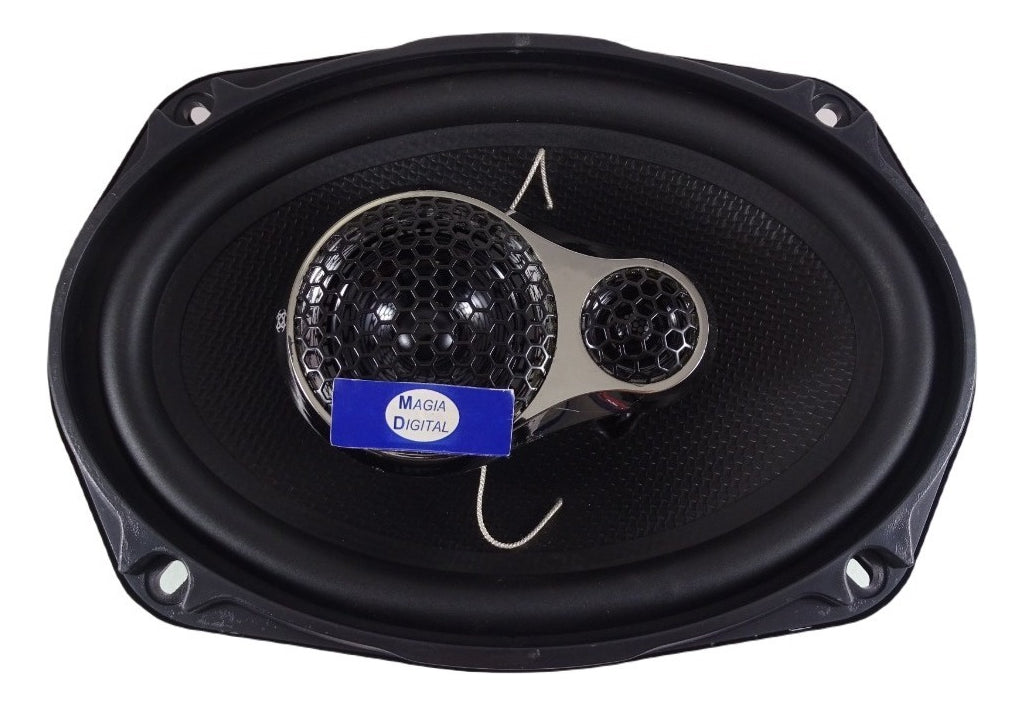 Bocinas 6x9 Pulgadas Jcpower Jc-693 3 Vias 500watts Max Color Negro
