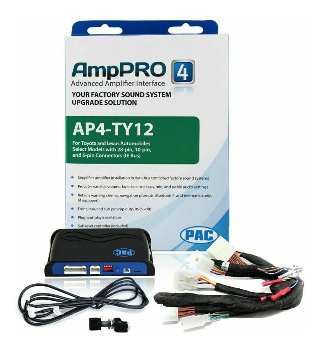 Interface De Integracion De Amp P/toyota Pac Audio Ap4ty12