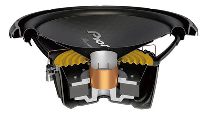 Subwoofer Pioneer Ts-w32d4 Tamaño 30 Cm. Potencia Max 1500w Negro