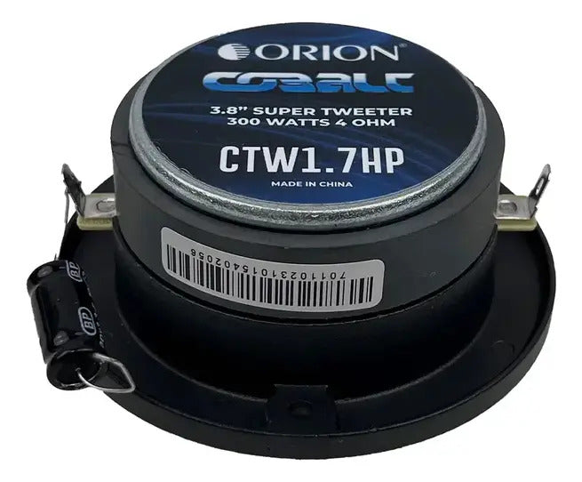 Tweeter 1.7 Pulgadas Orion Cobalt Amplificado 300w Para Auto Negro