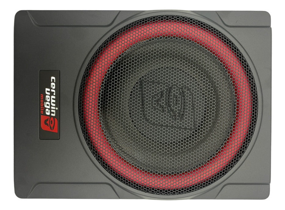 Subwoofer 10 Amplificado Con Radiador- 2 Cerwin Vega Vr10 Color Negro