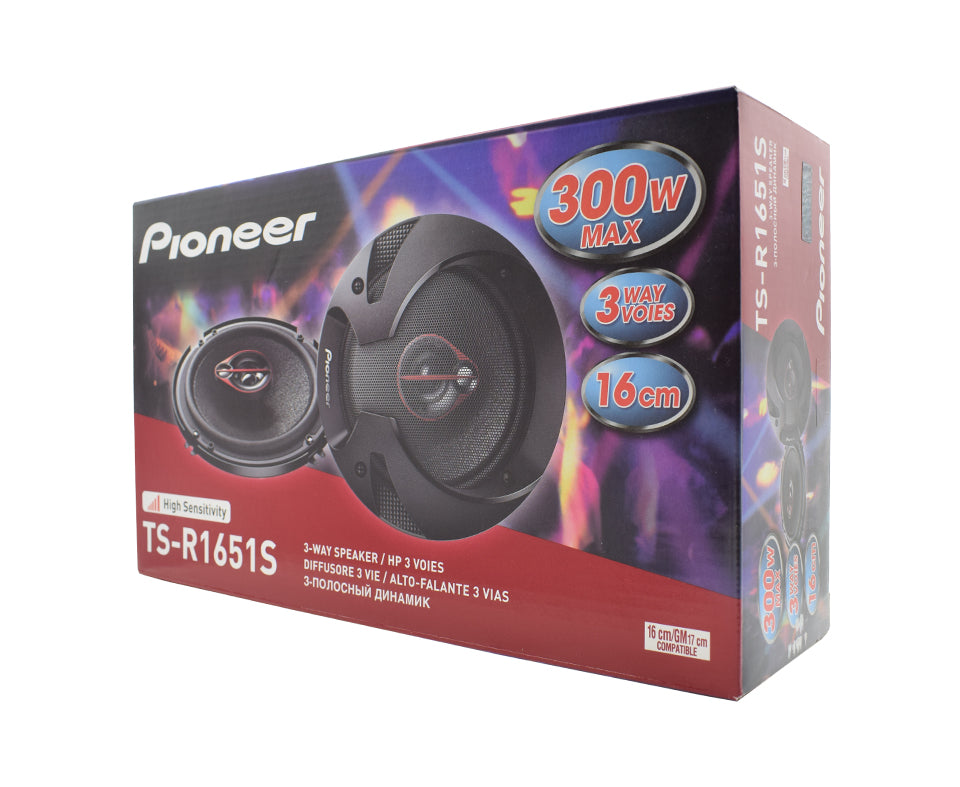 Bocinas Pioneer 6.5 Pulgadas TSR1651S-2 300w Máx